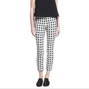 rag & bone Black and White Checkered Trousers